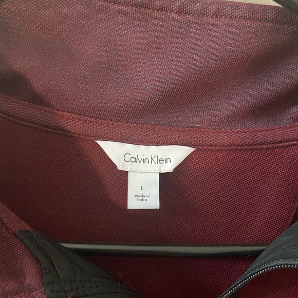 Calvin Klein Quarter Zip Sweater - Picture 2 of 3